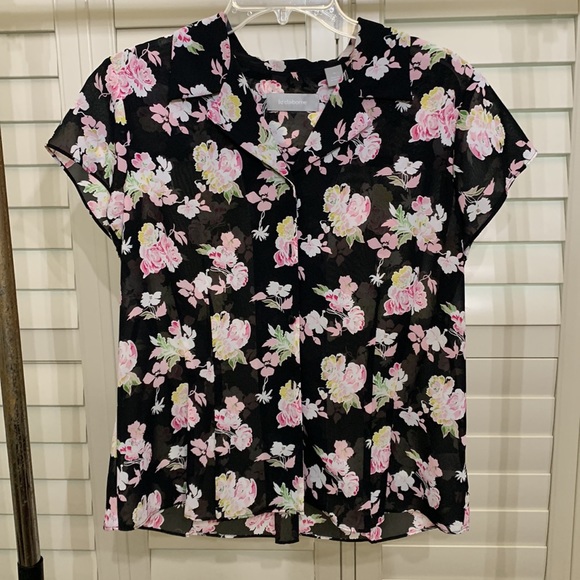 Liz Claiborne floral blouse and skirt - Picture 2 of 3